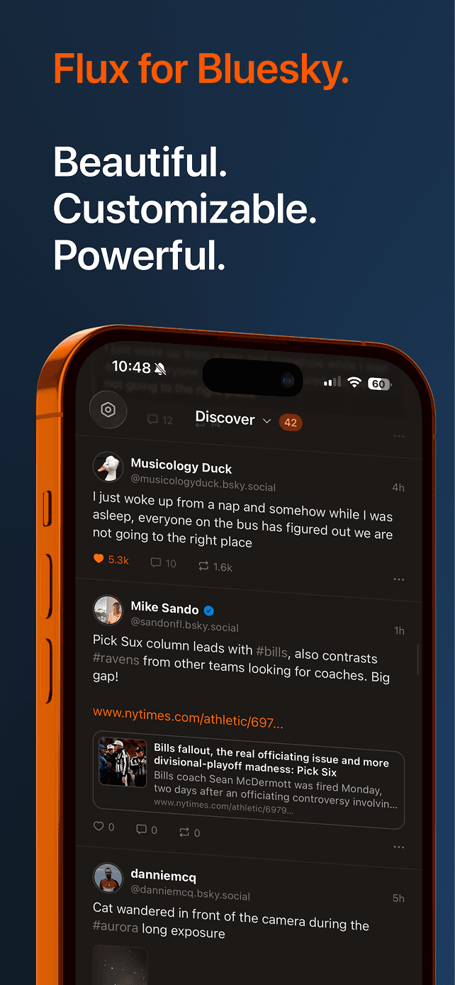 Flux app screenshot 1