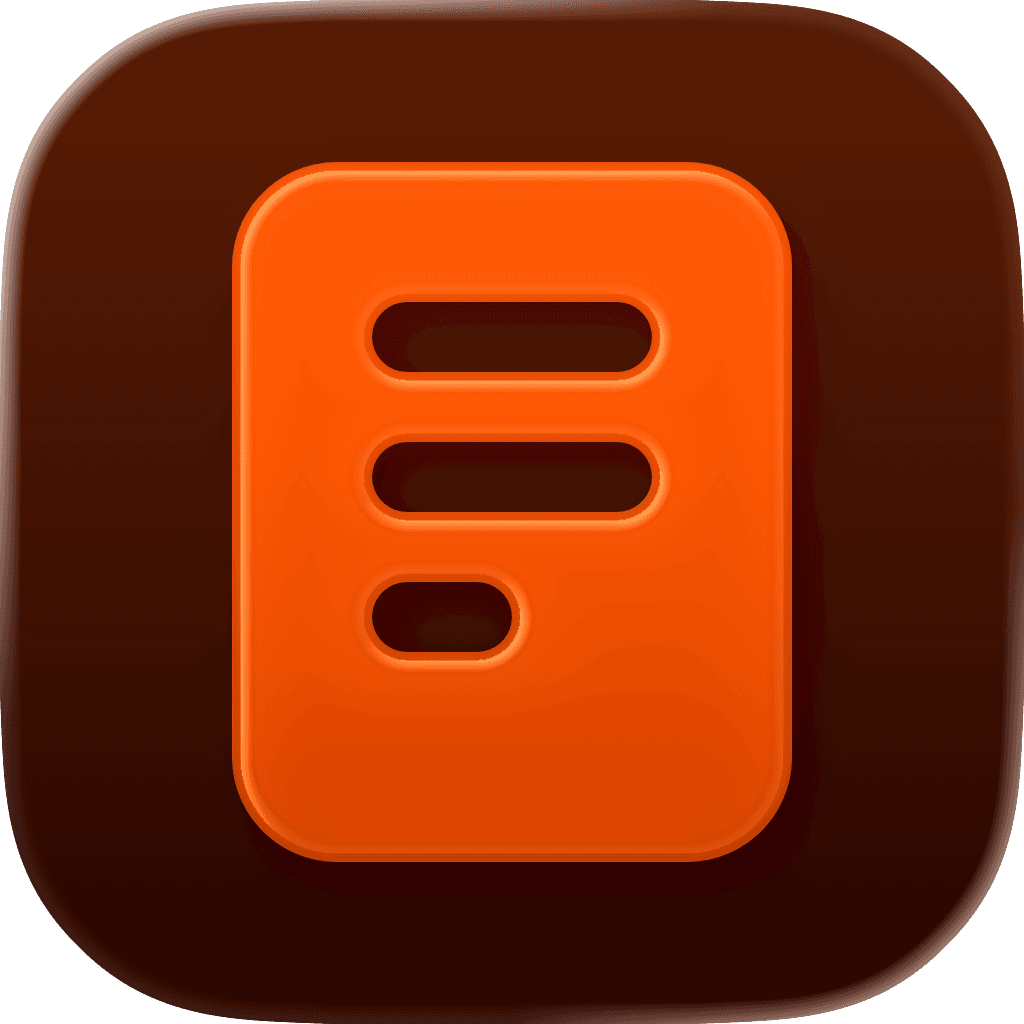Flux app icon, dark appearance