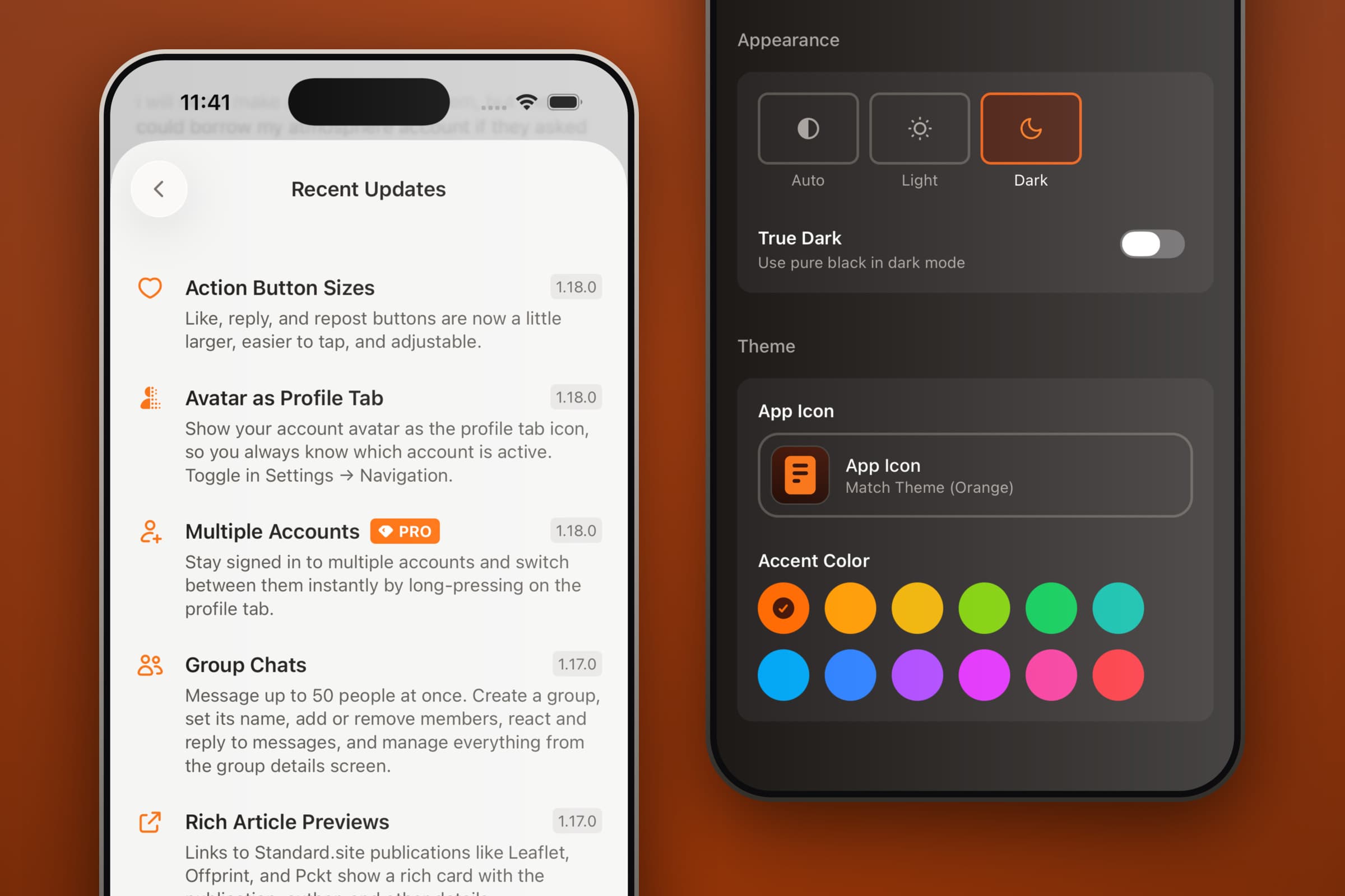What's new and themes